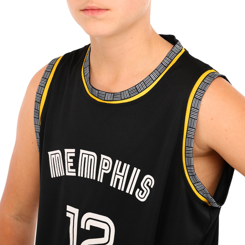Форма баскетбольна дитяча NBA клуб Memphis Grizzlies 12 BA-6599 S-2XL чорний