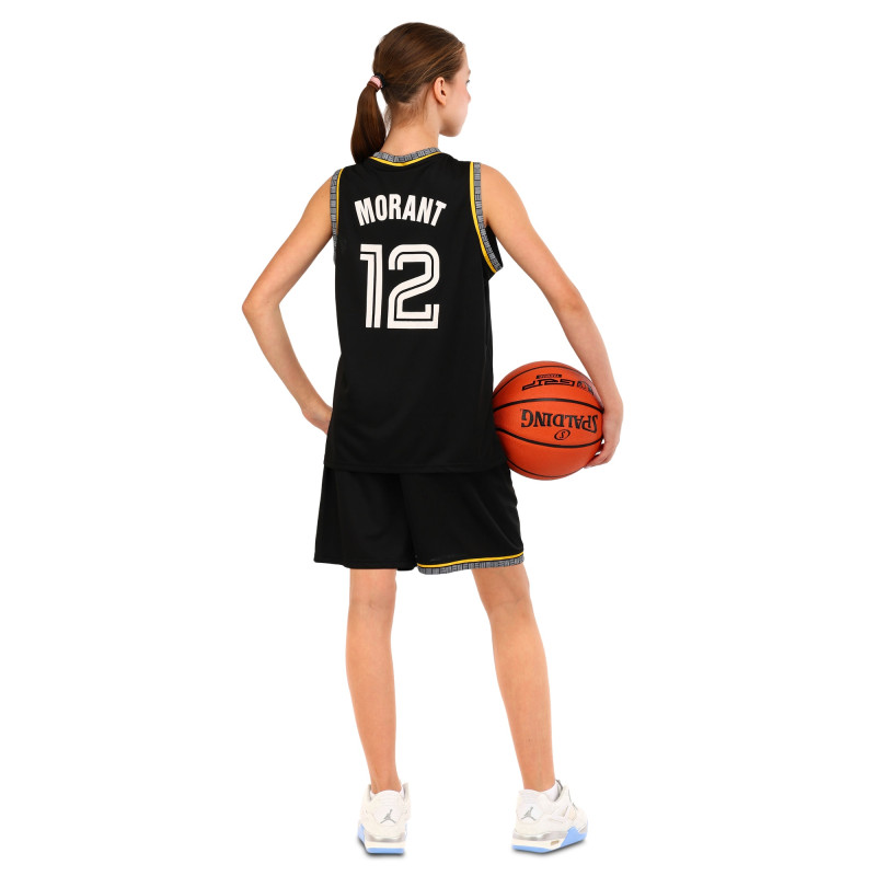 Форма баскетбольна дитяча NBA клуб Memphis Grizzlies 12 BA-6599 S-2XL чорний