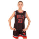 Форма баскетбольна дитяча NBA клуб Chicago Bulls 23 BA-6603 S-2XL чорний-червоний