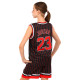 Форма баскетбольна дитяча NBA клуб Chicago Bulls 23 BA-6603 S-2XL чорний-червоний