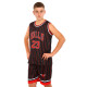 Форма баскетбольна дитяча NBA клуб Chicago Bulls 23 BA-6603 S-2XL чорний-червоний