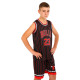 Форма баскетбольна дитяча NBA клуб Chicago Bulls 23 BA-6603 S-2XL чорний-червоний