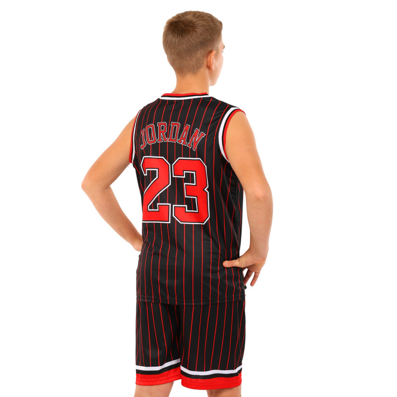 Форма баскетбольна дитяча NBA клуб Chicago Bulls 23 BA-6603 S-2XL чорний-червоний