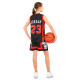 Форма баскетбольна дитяча NBA клуб Chicago Bulls 23 BA-6608 S-2XL чорний-червоний