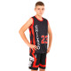 Форма баскетбольна дитяча NBA клуб Chicago Bulls 23 BA-6608 S-2XL чорний-червоний