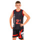 Форма баскетбольна дитяча NBA клуб Chicago Bulls 23 BA-6608 S-2XL чорний-червоний