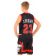 Форма баскетбольна дитяча NBA клуб Chicago Bulls 23 BA-6608 S-2XL чорний-червоний