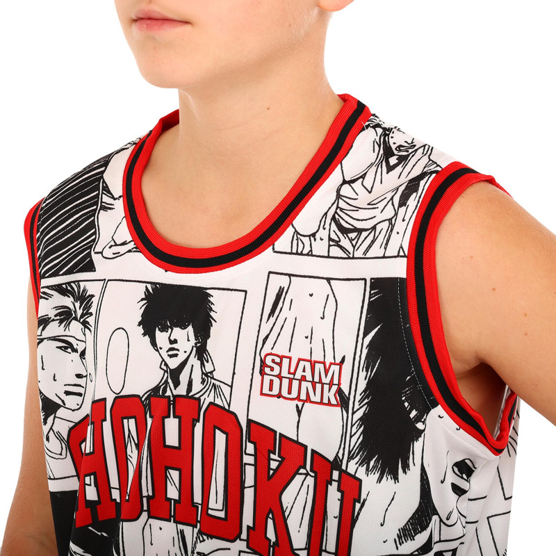 Форма баскетбольна дитяча NBA клуб Shuhoku 10 BA-6609 S-2XL білий-червоний