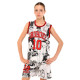 Форма баскетбольна дитяча NBA клуб Shuhoku 10 BA-6609 S-2XL білий-червоний