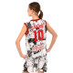 Форма баскетбольна дитяча NBA клуб Shuhoku 10 BA-6609 S-2XL білий-червоний
