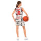 Форма баскетбольна дитяча NBA клуб Shuhoku 10 BA-6609 S-2XL білий-червоний