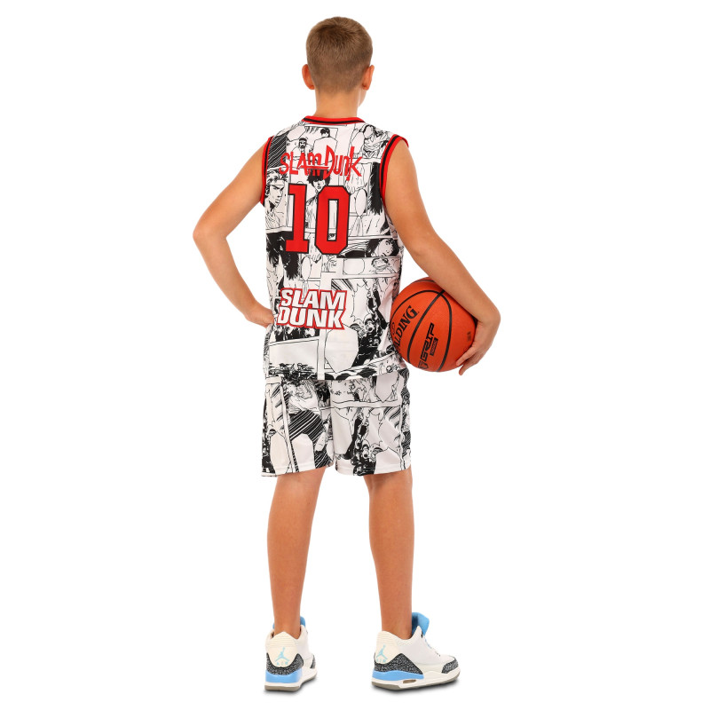 Форма баскетбольна дитяча NBA клуб Shuhoku 10 BA-6609 S-2XL білий-червоний