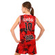 Форма баскетбольна дитяча NBA клуб Shuhoku 10 BA-6614 S-2XL червоний-чорний