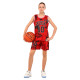 Форма баскетбольна дитяча NBA клуб Shuhoku 10 BA-6614 S-2XL червоний-чорний