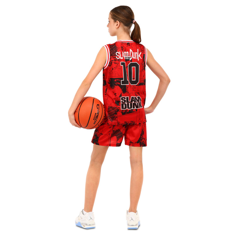 Форма баскетбольна дитяча NBA клуб Shuhoku 10 BA-6614 S-2XL червоний-чорний