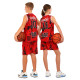 Форма баскетбольна дитяча NBA клуб Shuhoku 10 BA-6614 S-2XL червоний-чорний
