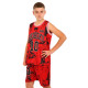 Форма баскетбольна дитяча NBA клуб Shuhoku 10 BA-6614 S-2XL червоний-чорний