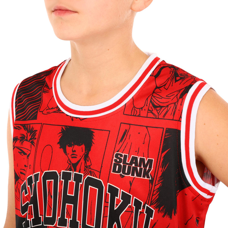 Форма баскетбольна дитяча NBA клуб Shuhoku 10 BA-6614 S-2XL червоний-чорний