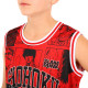 Форма баскетбольна дитяча NBA клуб Shuhoku 10 BA-6614 S-2XL червоний-чорний