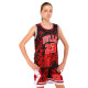 Форма баскетбольна дитяча NBA клуб Chicago Bulls 23 BA-6625 S-2XL чорний-червоний