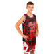 Форма баскетбольна дитяча NBA клуб Chicago Bulls 23 BA-6625 S-2XL чорний-червоний
