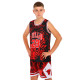 Форма баскетбольна дитяча NBA клуб Chicago Bulls 23 BA-6625 S-2XL чорний-червоний