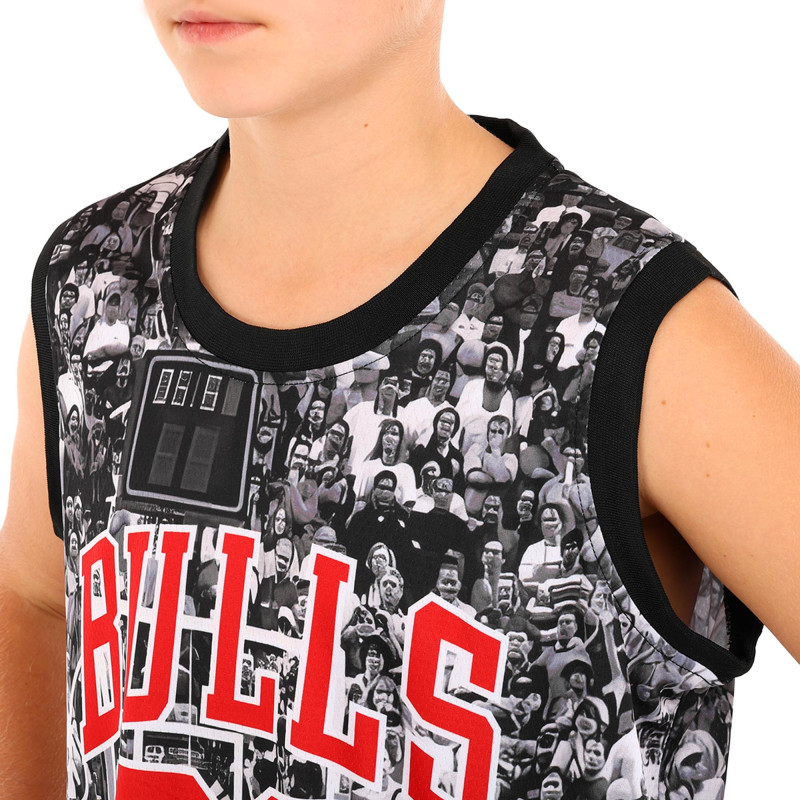 Форма баскетбольна дитяча NBA клуб Chicago Bulls 23 BA-6644 S-2XL чорний-білий