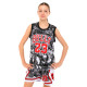 Форма баскетбольна дитяча NBA клуб Chicago Bulls 23 BA-6644 S-2XL чорний-білий