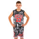 Форма баскетбольна дитяча NBA клуб Chicago Bulls 23 BA-6644 S-2XL чорний-білий