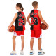 Форма баскетбольна дитяча NBA клуб Chicago Bulls 23 BA-6648 S-2XL червоний-чорний