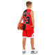 Форма баскетбольна дитяча NBA клуб Chicago Bulls 23 BA-6648 S-2XL червоний-чорний