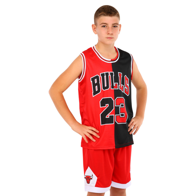 Форма баскетбольна дитяча NBA клуб Chicago Bulls 23 BA-6648 S-2XL червоний-чорний