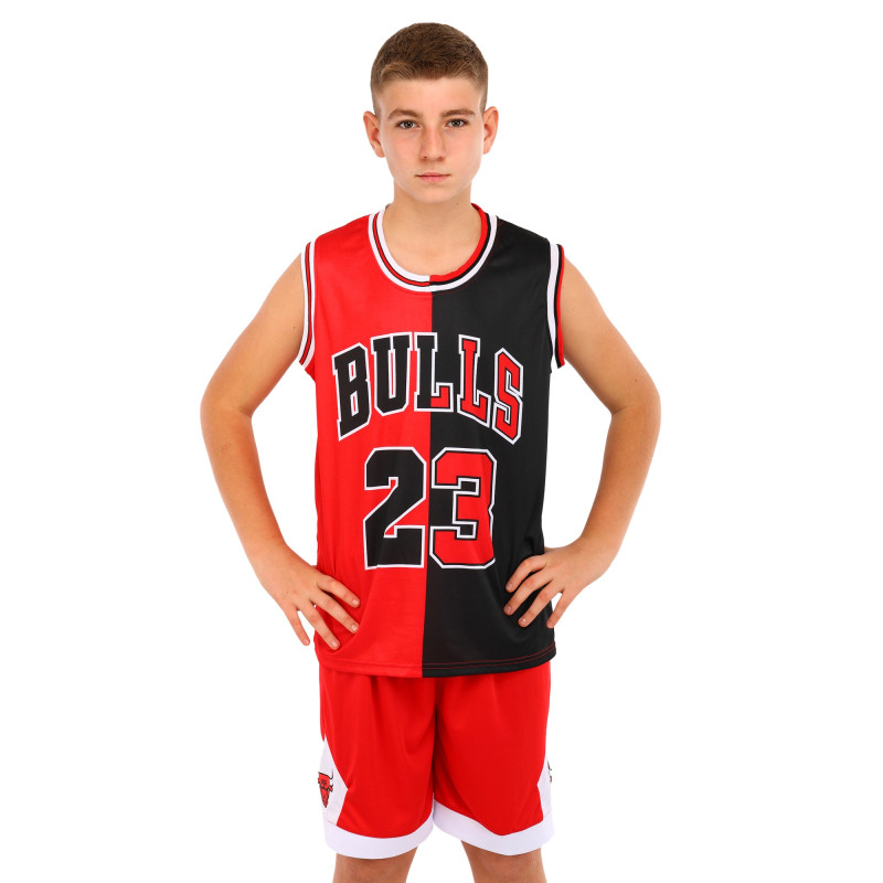 Форма баскетбольна дитяча NBA клуб Chicago Bulls 23 BA-6648 S-2XL червоний-чорний
