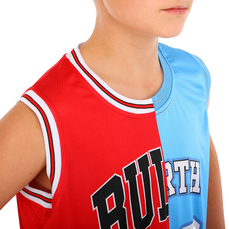 Форма баскетбольна дитяча NBA клуб Chicago Bulls 23 BA-6654 S-2XL червоний-блакитний