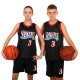 Форма баскетбольна дитяча NBA клуб Sixers 3 BA-6657 S-2XL чорний-червоний