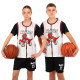 Форма баскетбольна дитяча NBA клуб Raptors 15 BA-6658 S-2XL білий-чорний