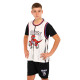 Форма баскетбольна дитяча NBA клуб Raptors 15 BA-6658 S-2XL білий-чорний