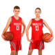 Форма баскетбольна дитяча NBA клуб Houston Rockets 13 BA-6659 S-2XL червоний