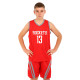 Форма баскетбольна дитяча NBA клуб Houston Rockets 13 BA-6659 S-2XL червоний