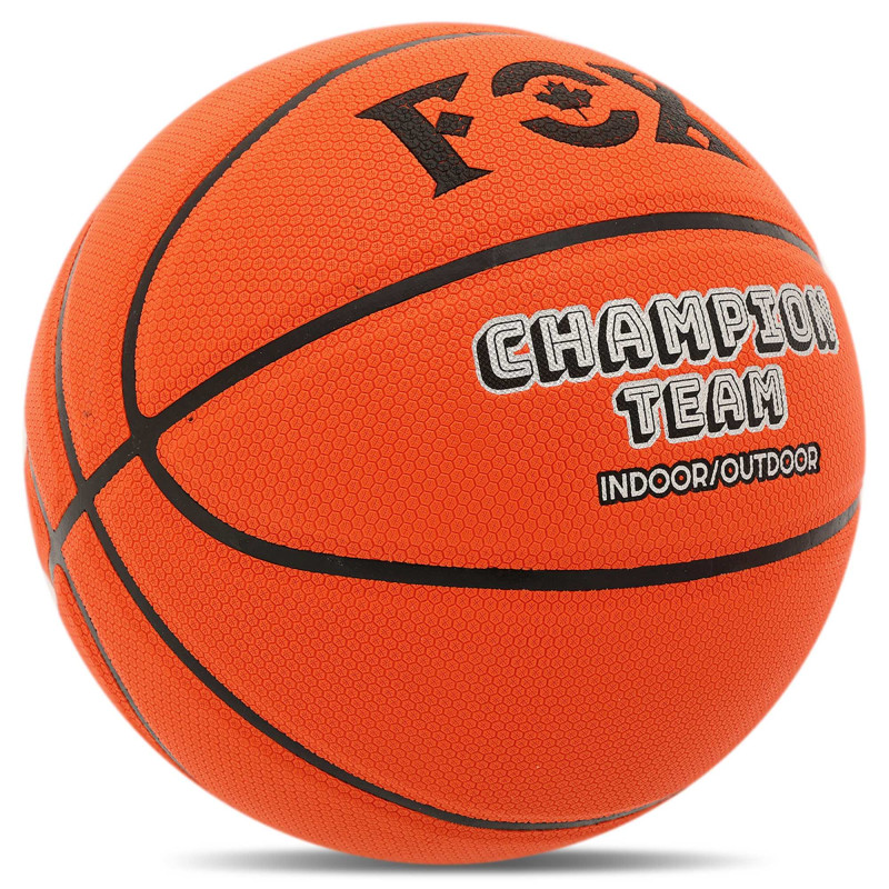 М'яч баскетбольний PU FOX CHAMPION TEAM BA-8705 Indoor/Outdoor №7 помаранчевий