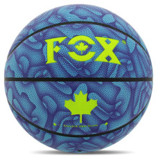 М'яч баскетбольний PU FOX BA-8711 №7 блакитний