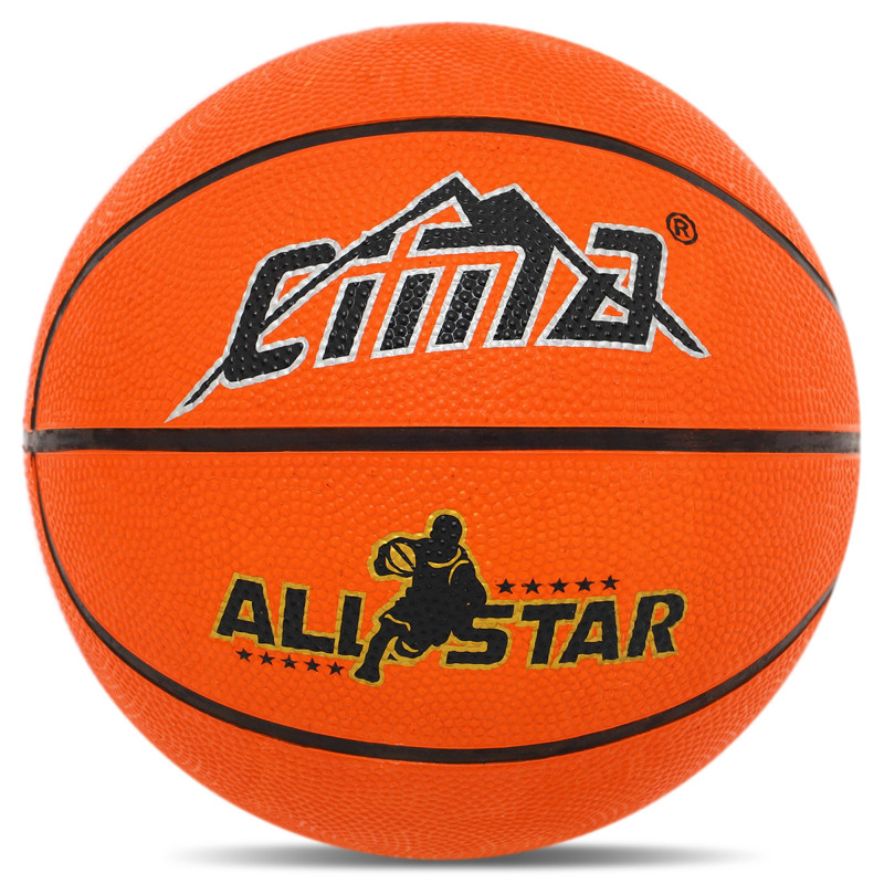 М'яч баскетбольний гумовий CIMA BA-8965 BASKET розмір 7 помаранчевий