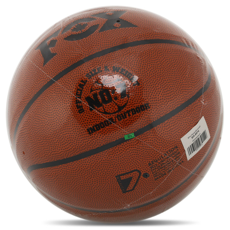 М'яч баскетбольний FOX BA-8974 Indoor/Outdoor розмір 7 помаранчевий