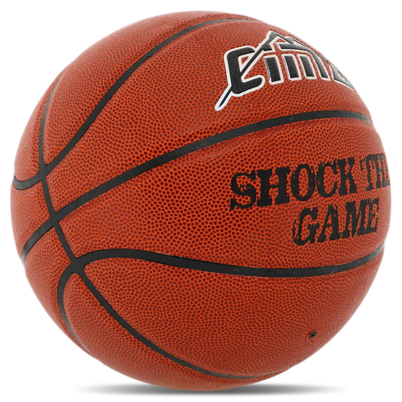 М'яч баскетбольний CIMA BA-9036 SHOCK THE GAME розмір 7 коричневий