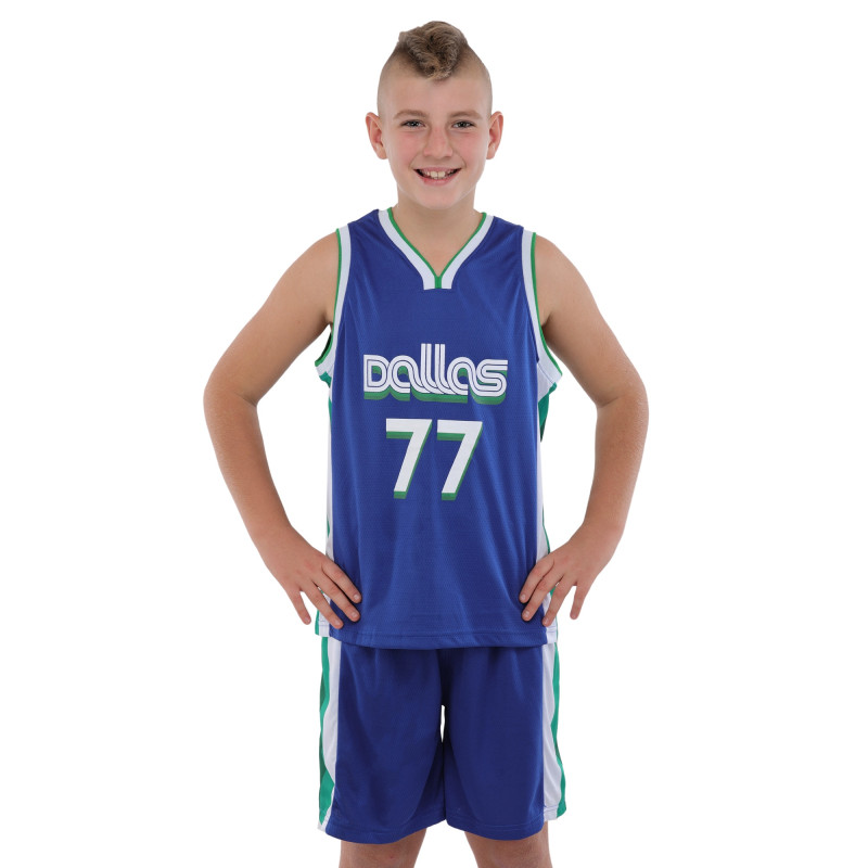Форма баскетбольна дитяча NBA клуб Dallas Mavericks 77 BA-9453 S-2XL синій