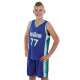 Форма баскетбольна дитяча NBA клуб Dallas Mavericks 77 BA-9453 S-2XL синій