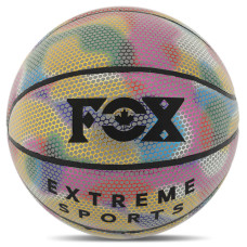 М'яч баскетбольний FOX BA-9802 розмір 7 срібний