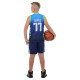 Форма баскетбольна дитяча NBA клуб Mavs 77 BA-9826 S-2XL синій-жовтий
