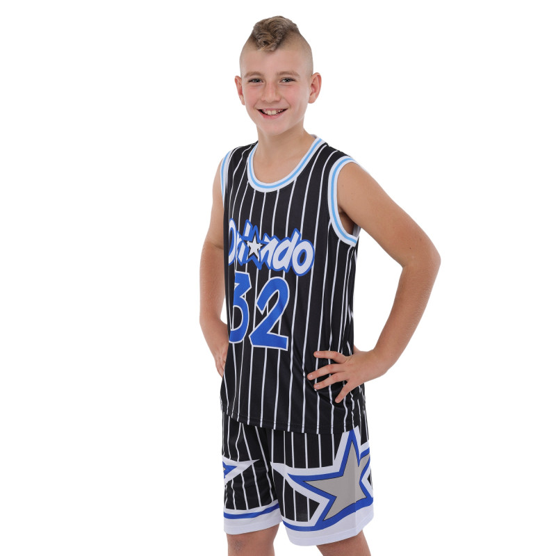Форма баскетбольна дитяча NBA клуб Orlando Magic 32 BA-9827 S-2XL чорний-білий