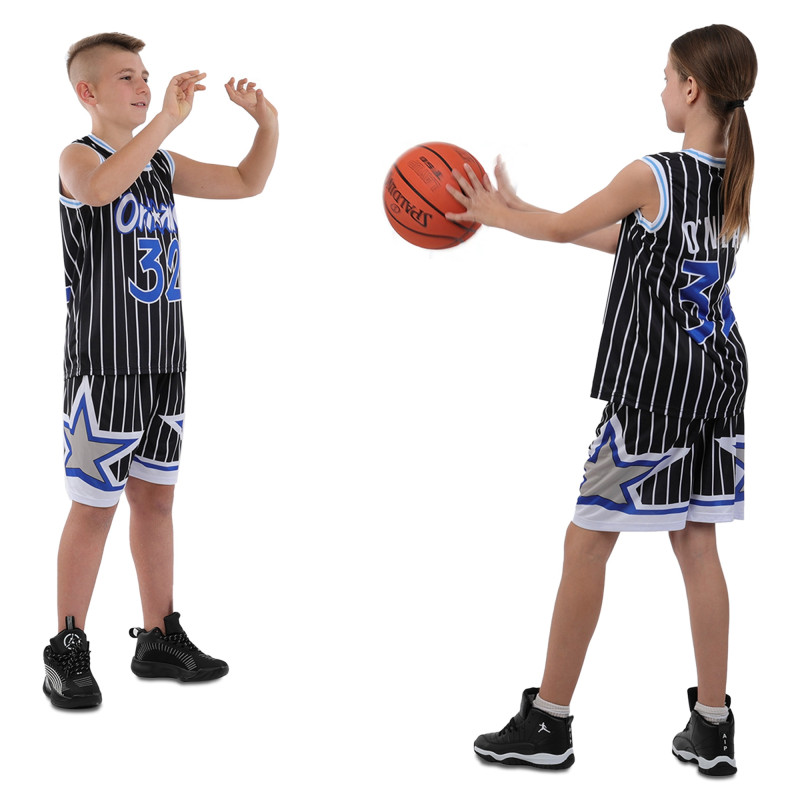 Форма баскетбольна дитяча NBA клуб Orlando Magic 32 BA-9827 S-2XL чорний-білий